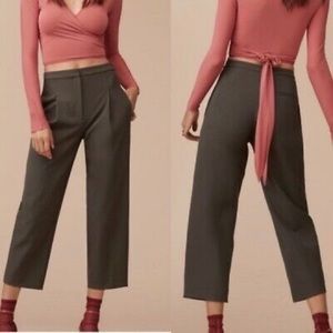 Aritzia Wilfred Le Fou Ines Crop Trouser pant xs